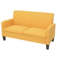 Detailed information about the product 2-Seater Sofa 135x65x76 Cm Yellow