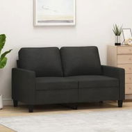 Detailed information about the product 2-Seater Sofa Black 120 cm Fabric