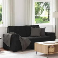 Detailed information about the product 2-Seater Sofa Black 140 cm Velvet