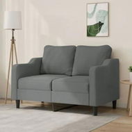 Detailed information about the product 2-Seater Sofa Dark Grey 120 cm Fabric