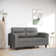 Detailed information about the product 2-Seater Sofa Dark Grey 120 cm Microfibre Fabric