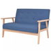 2-Seater Sofa Fabric Blue. Available at Crazy Sales for $319.95