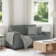 Detailed information about the product 2-Seater SofaÂ Dark Grey 120 cm Fabric