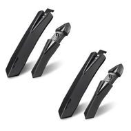 Detailed information about the product 2 Sets Bicycle Black mudguard mountain bike universal 24-27.5 inch road bike mudguard fender bicycle accessories