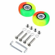 Detailed information about the product 2 Sets Component Wheel Suitcase to Rotate Replacement Parts Wheel Repair Parts Wheel Pulley Luggage case Suite Bearing Luggage Mute Wheels