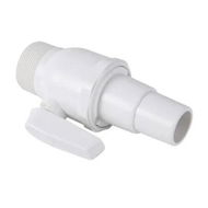 Detailed information about the product 2 Way Econoline Ball Valve Replacement Compatible with Hayward Pool Filter SP0729 1.5 inch MIP x 1.5 inch, 1.25 inch ABS Plastic Non Corrosive Max. 50 Psi Pressure Rating White 1 Pack