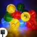 20 LED Solar Paper Lantern String Lights 5m Fabric Festivals Wedding New Year Spring Festival Christmas Party Decorations 8 Modes Multicolor. Available at Crazy Sales for $19.99