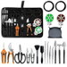 20 Pcs Bonsai Tools Kit for Beginners, Stainless Steel Succulent Indoor Set with Bonsai Wire & Repotting Mat, Storage Bag, Scissors Shears, Gifts for Women. Available at Crazy Sales for $34.99