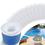 Detailed information about the product 20 PCS Filter Socks Storage Reusable Nylon Pool Accessories Baskets Skimmers (White)