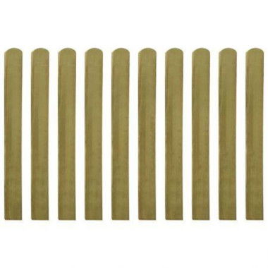 20 pcs Impregnated Fence Slats Wood 100 cm