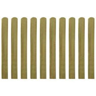 Detailed information about the product 20 pcs Impregnated Fence Slats Wood 100 cm