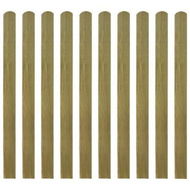 Detailed information about the product 20 pcs Impregnated Fence Slats Wood 120 cm