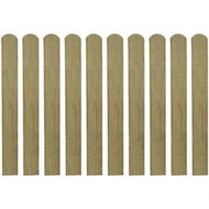 Detailed information about the product 20 pcs Impregnated Fence Slats Wood 80 cm