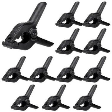 20 Pcs Winter Pool Cover Clips,Spring Clamps for Above Ground Pool Cover,4.5in Wind Guard Clips for Steel Wall Pools and Metal Frame Pools,2In Jaw Opening