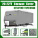 20 to 22ft Caravan Cover Water UV Proof Campervan Trailer Travel Accessories Heavy Duty 4 Layer Polypropylene Protector with Hitch Cover Storage Bag. Available at Crazy Sales for $179.95