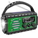 20000mWh Emergency Radio, Portable Hand Crank SW/AM/FM Survival Radio with Fast Charge Rechargeable Solar Battery, Flashlight for Outdoor Home (Green). Available at Crazy Sales for $59.95