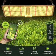 Detailed information about the product 2000W LED Grow Light For Indoor Plants Full Spectrum Wireless Remote Control APP Timing Function Dimming