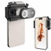 200X Phone Mini Pocket Microscope with 12 LED Light Modes,Nano Zoom Portable Digital Microscope Camera Attachments for Smartphone,CPL Lens,Quick Focus Slide. Available at Crazy Sales for $68.99