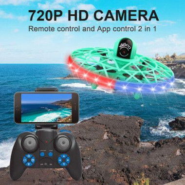 2021 Newest F26 F26W WiFi FPV With 720P HD Camera Gesture Inducing Sensing Flying Ball Drones