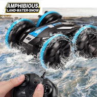 Detailed information about the product 2022 Amphibious Remote Control Road Truck Stunt Car Waterproof RC Car For Birthday Christmas Gifts Water Beach Pool Toy Blue