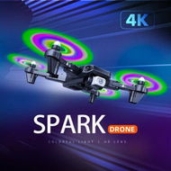 Detailed information about the product 2022 Newest Colorful 4K HD Dual Camera with WIFI FPV Foldable Light Flow Quadcopter Anti Interference Technology Professional RC Drones