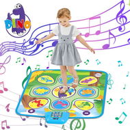 Detailed information about the product 2022 Newest Dinosaur Electric Dancing Mat Childrens Music Programmable Dancing Mat Game Mat Toy Christmas GiftGifts For Girls Boys