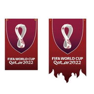 Detailed information about the product 2022 Qatar World Cup Flag Soccer Football Party Decoration Hanging Flag World Cup Fan Fifa Flag