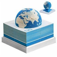Detailed information about the product 2024 3D Calendar DIY Earth Timepiece Calendar 2024 Desk Calendar Desktop Tear Away Calendar Sculpture Non-sticky Artsy Pads for Home Office School (Blue)