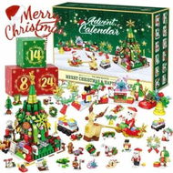 Detailed information about the product 2024 Advent Calendar Christmas Building Set 24 Countdown Playset with 853 Pieces,Christmas Tree,Santa Claus Gift for Kids Ages 6+