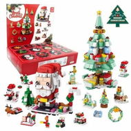 Detailed information about the product 2024 Christmas Advent Calendar 6 IN 1 Santa Claus Christmas Tree Building Blocks Toys 12 Days Countdown Calendar Toys for Kids