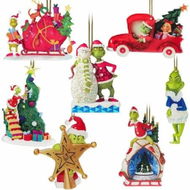 Detailed information about the product 2024 Christmas Tree Decorations,7PCS Acrylic Cute Funny Merry Green Doll Pendants Hanging, 2D Flat Ornaments