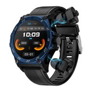 Detailed information about the product 2024 Latest Smart Watch Tws Earphones 2 in 1 Bluetooth Call Body Monitoring Music Multi-Functional Sports Watch Bracelet Color Blue