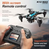 Detailed information about the product 2024 new 4K HD Lens 3 Cameras 360 Obstacle Avoidance Remote Control LCD Screen Dual Batteries Altitude Holding Gravity Sensor Trajectory Automatic Takeoff