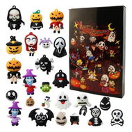 Detailed information about the product 2024 New Halloween Advent Calendar Contains 24 Gifts, 24 Days of Halloween Countdown Calendar Figurine for Kids, K