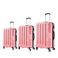 Detailed information about the product 202428 3PC Luggage Sets Rose Gold