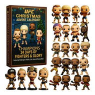 Detailed information about the product 2025 Advent Calendar, 24 Day Holiday Countdown with Fighter Themed Collectibles, Combat Sports Keepsakes and Christmas Gift Box for Fans