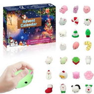 Detailed information about the product 2025 Advent Calendar, Christmas Mochi Squishy Animal Advent Calendar, 24 Day Christmas Countdown Advent Calendar, for Christmas Parties for Boys and Girls