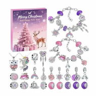 Detailed information about the product 2025 Christmas Advent Calendar Bracelets Bead Set Handmade Jewelry Kit,Creative Jewelry Making With Fun Holiday Activity,Stocking Stuffer Craft