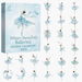 2025 Christmas Ballerina Advent Calendar 24 Days Delightful Dancers 2D Ornament For Holiday Countdown,Perfect Gift for Families and Dance Enthusiasts. Available at Crazy Sales for $19.99