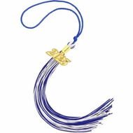 Detailed information about the product 2025 Graduation Tassel,1Pcs Graduation Cap Tassel 2025 Grad Graduation Tassel for 2025 Graduation Ceremonies Accessories (Blue White)