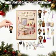 Detailed information about the product 2025 Salon Advent Calendar, 24 Days of Beauty and Hair Stylist Decorations, Christmas Gift for Hairdresser, Barber, Makeup Artist