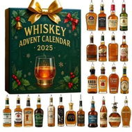 Detailed information about the product 2025 Whiskey Christmas Advent Calendar,2D Acrylic Christmas Tree Pendant,24 Days Of Christmas Gift Box For Christmas Decorations