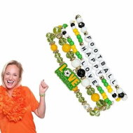 Detailed information about the product 2026 World Cup Soccer Bracelet Set,Elastic Beaded Fan Jewelry Charms Game Day Football Match Keepsake Gift For Men Women Youth