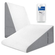 Detailed information about the product 20.5cm Wedge Pillow for Sleeping Bed Wedge Pillow for After Surgery Triangle Elevated Pillow Wedge,Air Layer Removable Machine Wash Cover Memory Foam Top