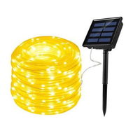 Detailed information about the product 20m 200LED Solar Fairy String Tube Lights For Party Garden Yard Warm White