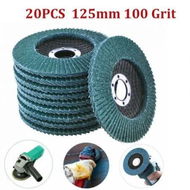 Detailed information about the product 20PCS 5 125MM Angle Grinder Flap Sanding Disc 100 Grit Grinding Wheel