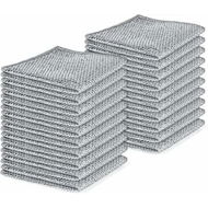 Detailed information about the product 20pcs Set Non-Scratch Steel Wool Dishcloth Multi-Use Kitchen Scrubbers,Durable Cleaning Pads for Wet & Dry Use