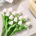 20pcs White Flowers Artificial Tulip Silk Fake Flowers for Mother's Day Easter Valentineâ€™s Day Gifts in Bulk Home Kitchen Wedding Decoration. Available at Crazy Sales for $29.95