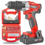 Detailed information about the product 20V Max Cordless Hammer Drill w/ Li-Ion Battery & Drill Bit Set