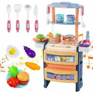 Detailed information about the product 21 Piece Children Kid Pretend Play Toy Kitchen Set Food and Cooking Playset Cooking Tools Cake Cut Fruit Christmas Birthday Gift
